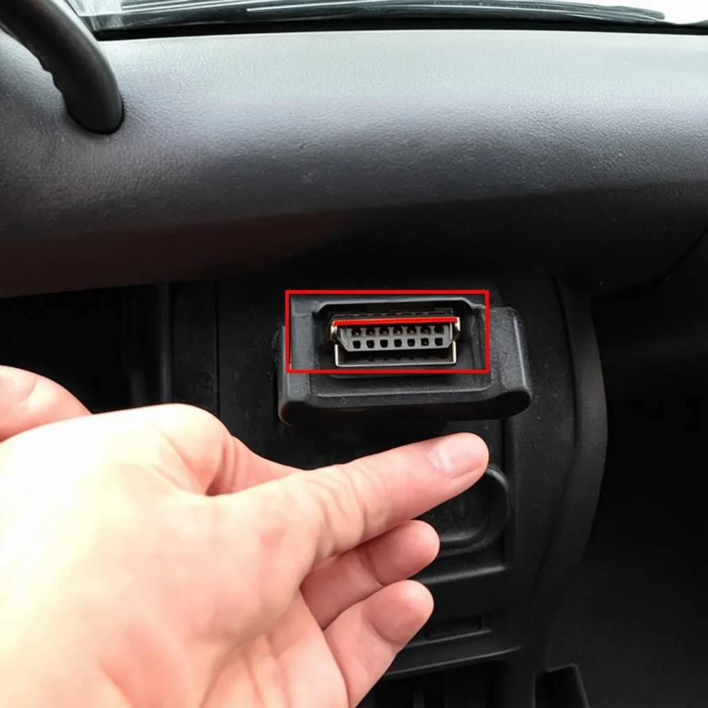 OBD port location in a 1999 Ford Mustang