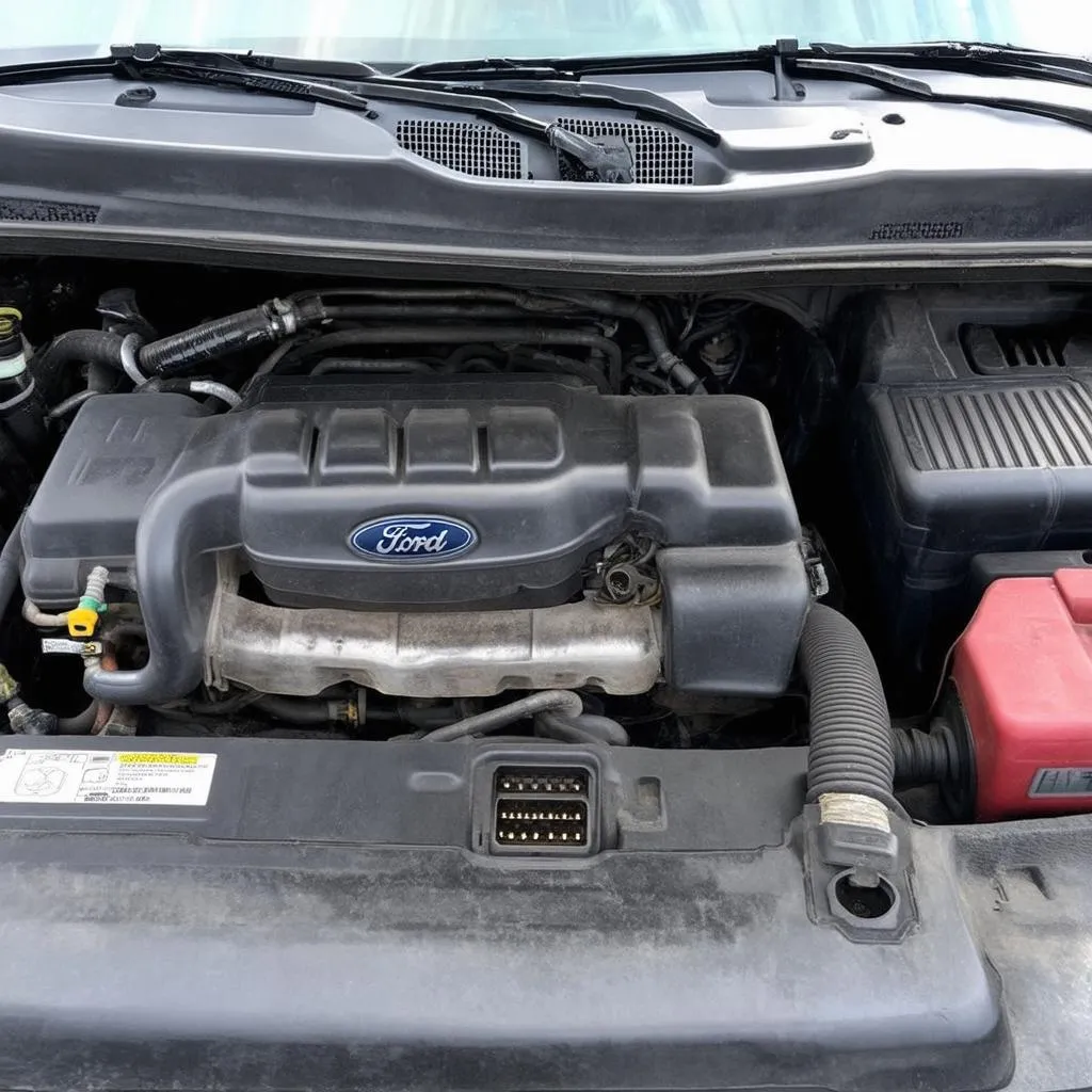 OBD2 location on a 2003 Ford Ranger