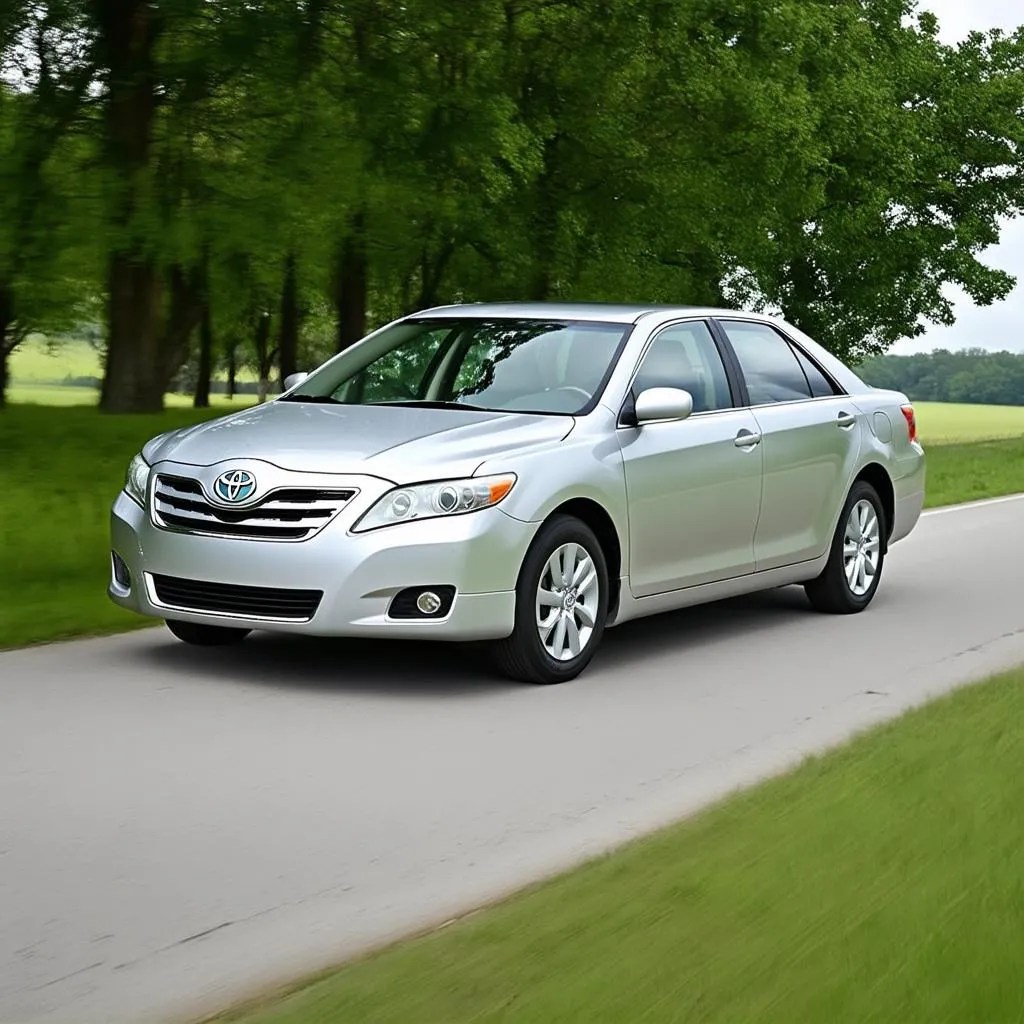 Toyota Camry Hybride 2009 sur la route