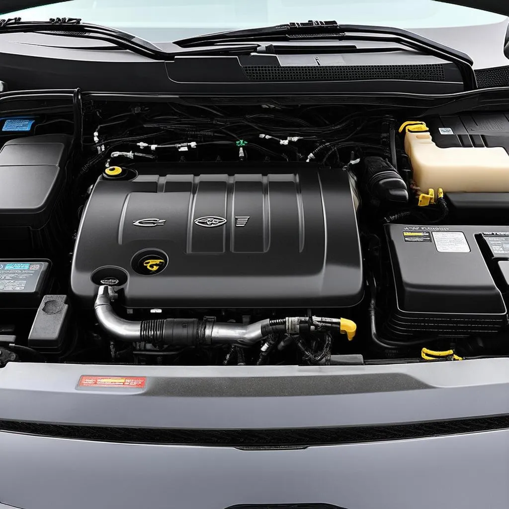 Chrysler Town & Country engine bay