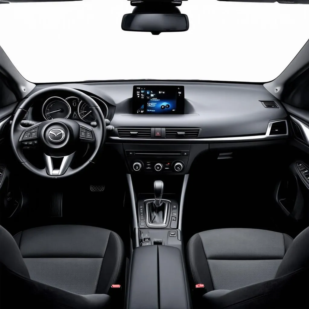 2013 Mazda 3 interior dashboard