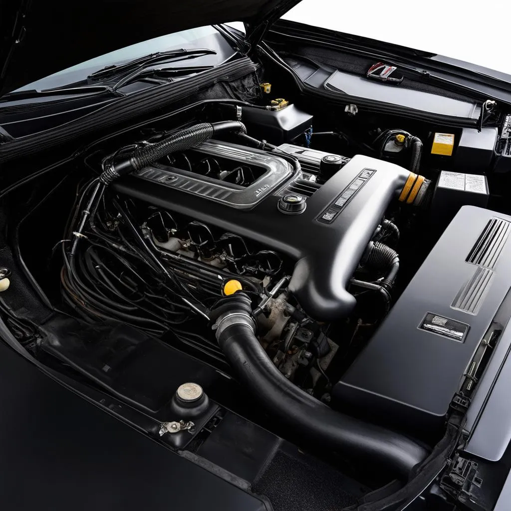 Modern Car Engine Bay