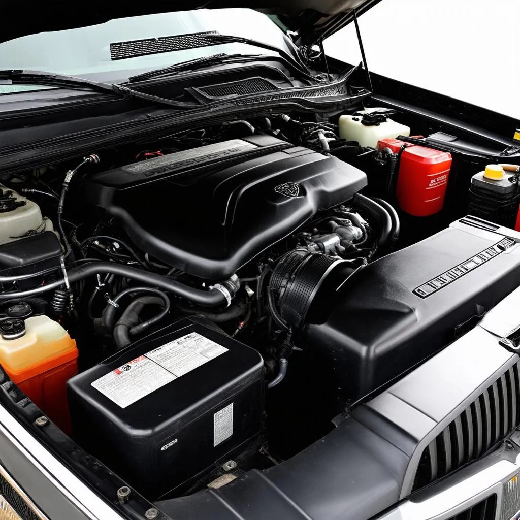 Dodge Ram 1500 2001 engine bay