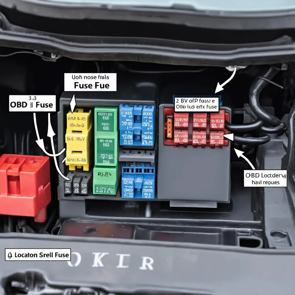 Schéma du fusible OBD