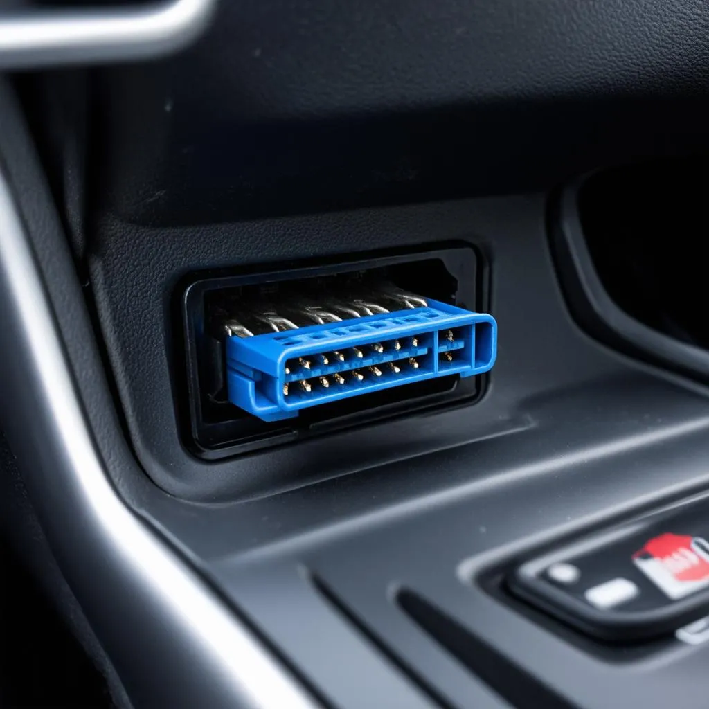 OBD2 connector location