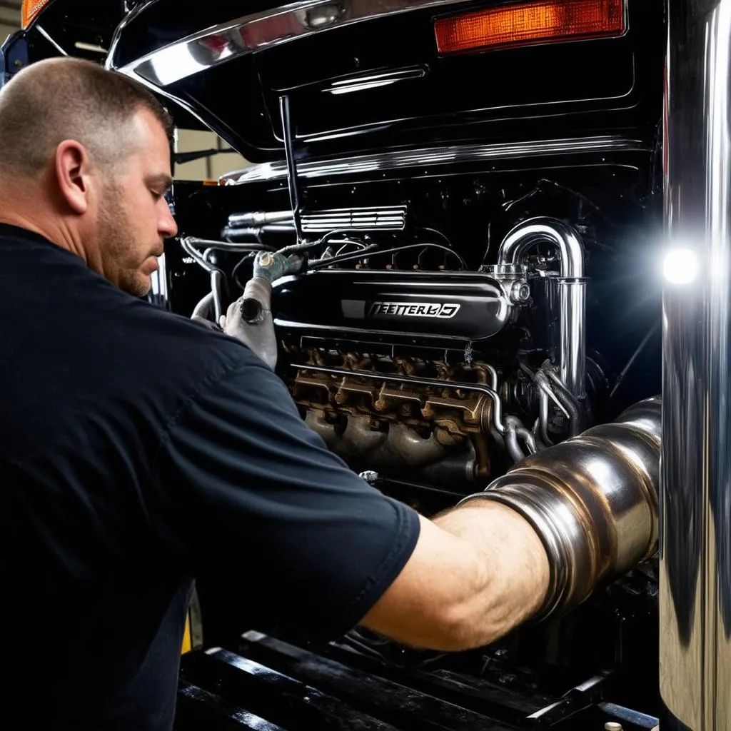 Peterbilt 389 Engine