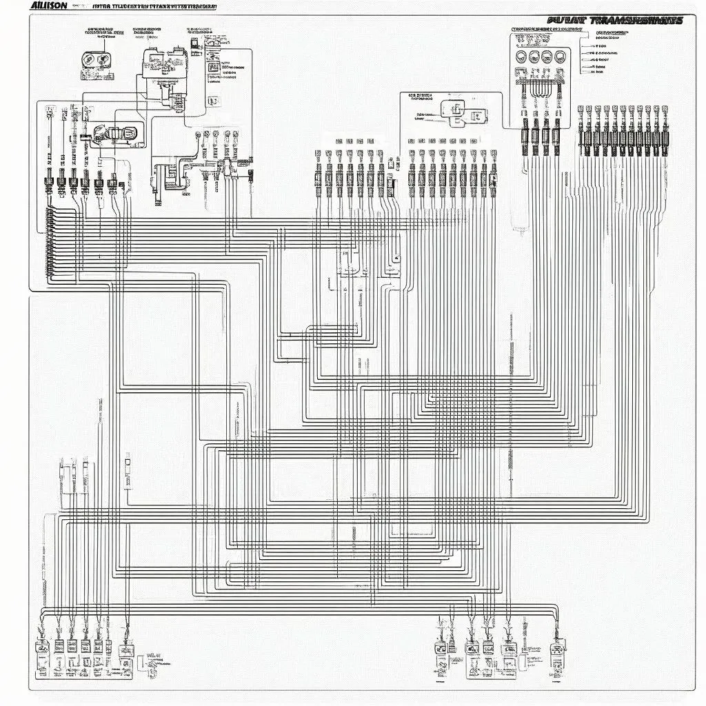 Déchiffrer le Mystère du Schéma de Câblage de la Transmission Allison