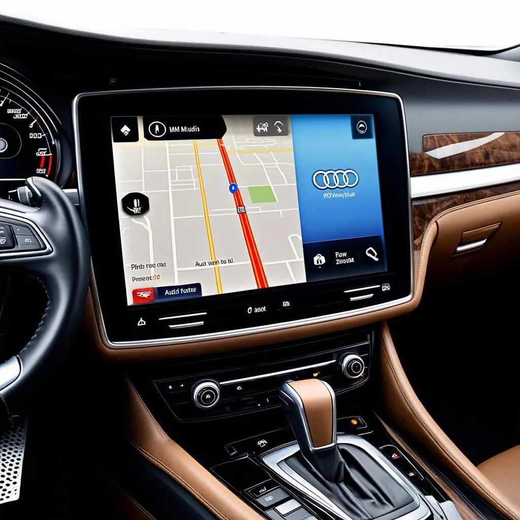 Audi MMI Navigation Plus Dashboard