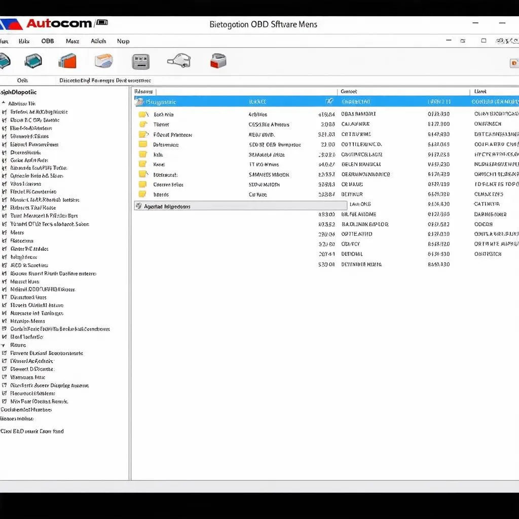 Logiciel Autocom OBD