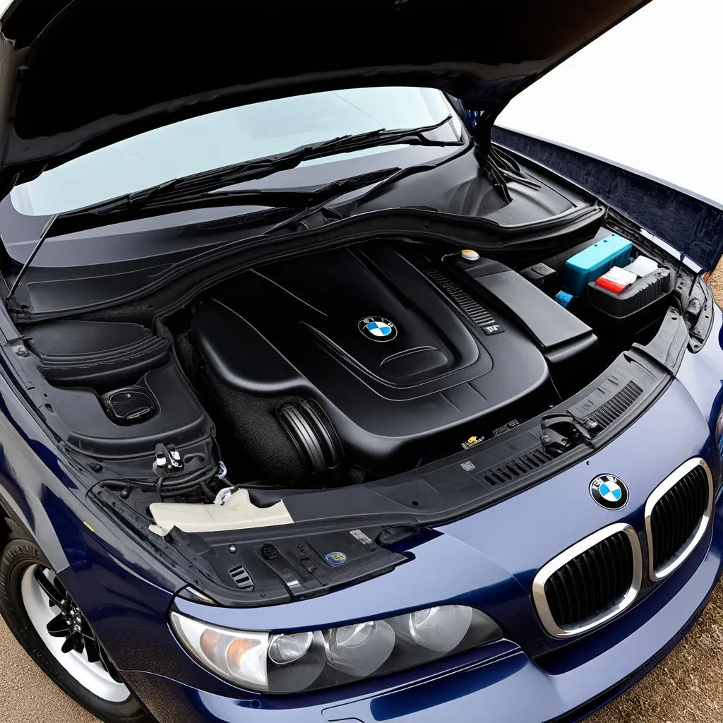 BMW E46 Engine Bay