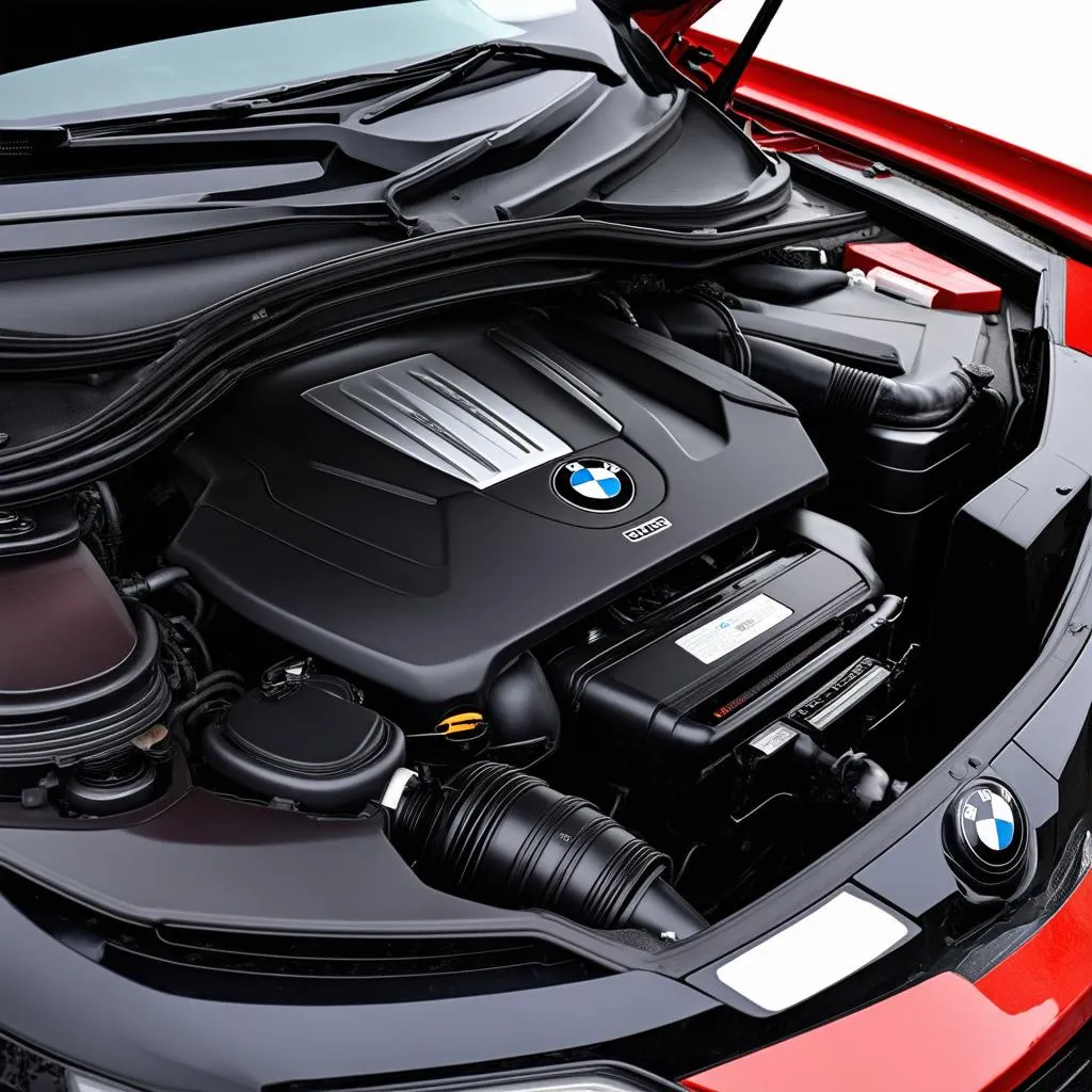 BMW engine bay