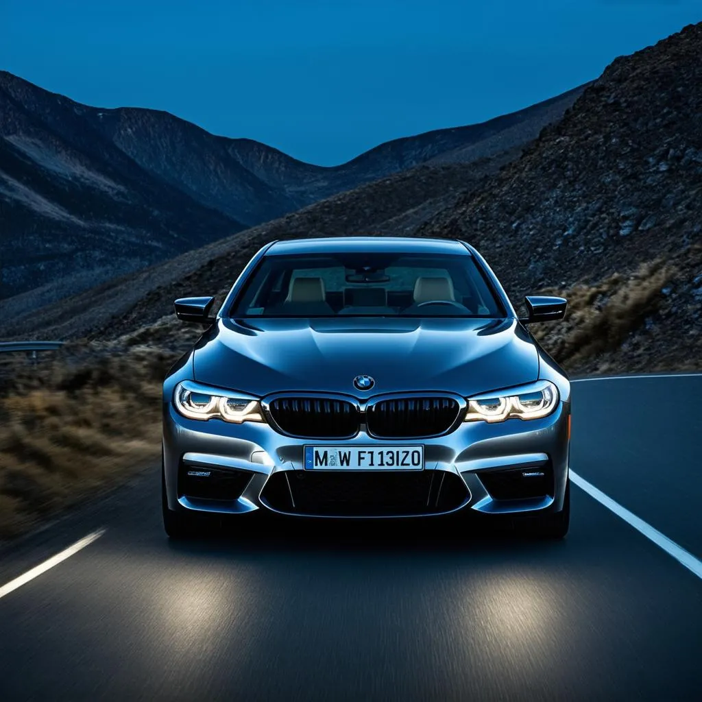 BMW F10 conduite de nuit