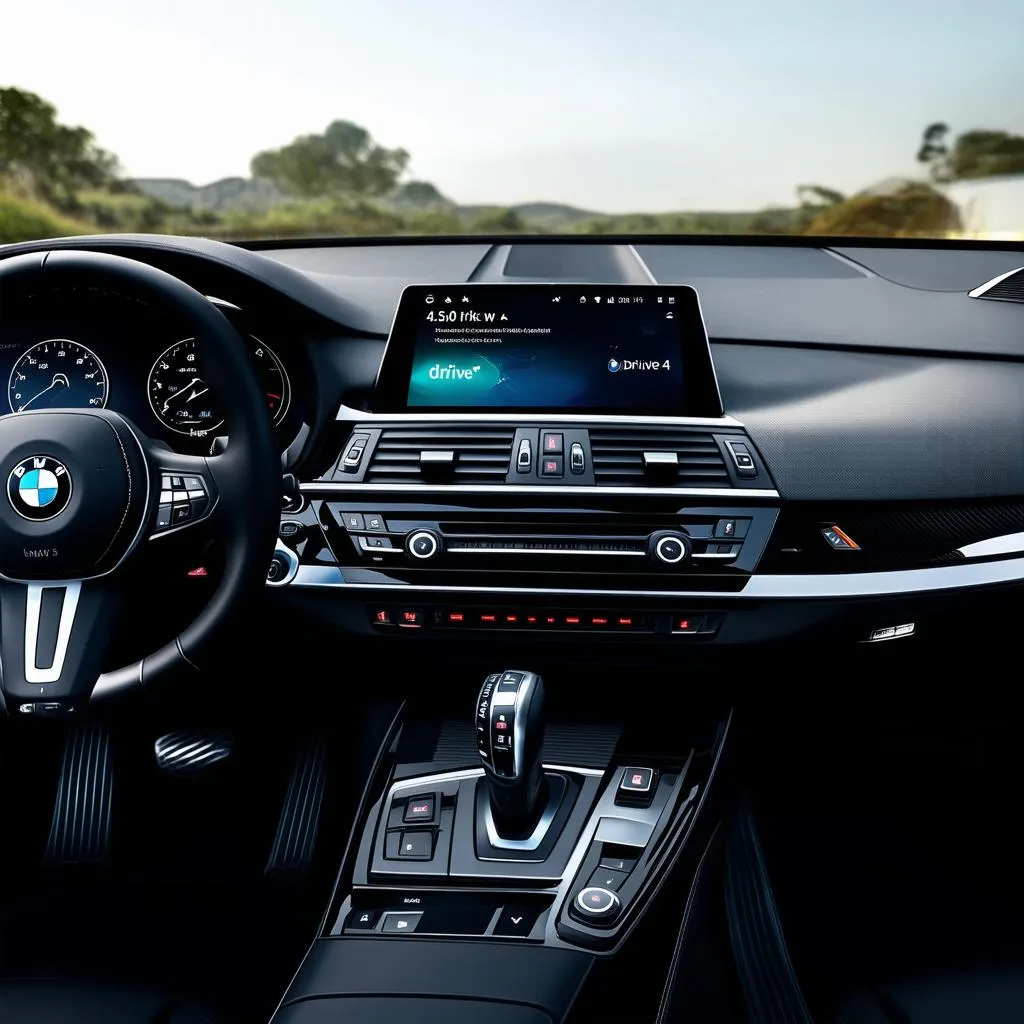 Tableau de bord BMW iDrive 4