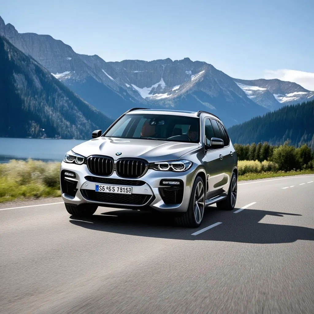 BMW X5 Twin Turbo Driving