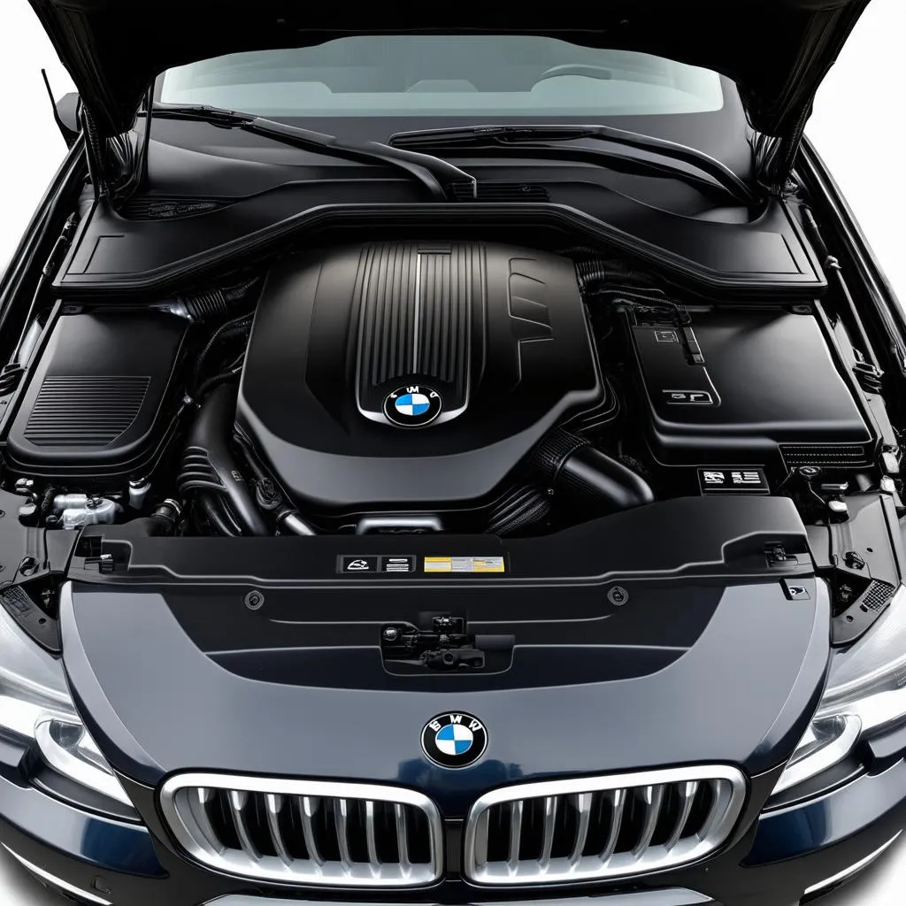 BMW X5d Engine Bay