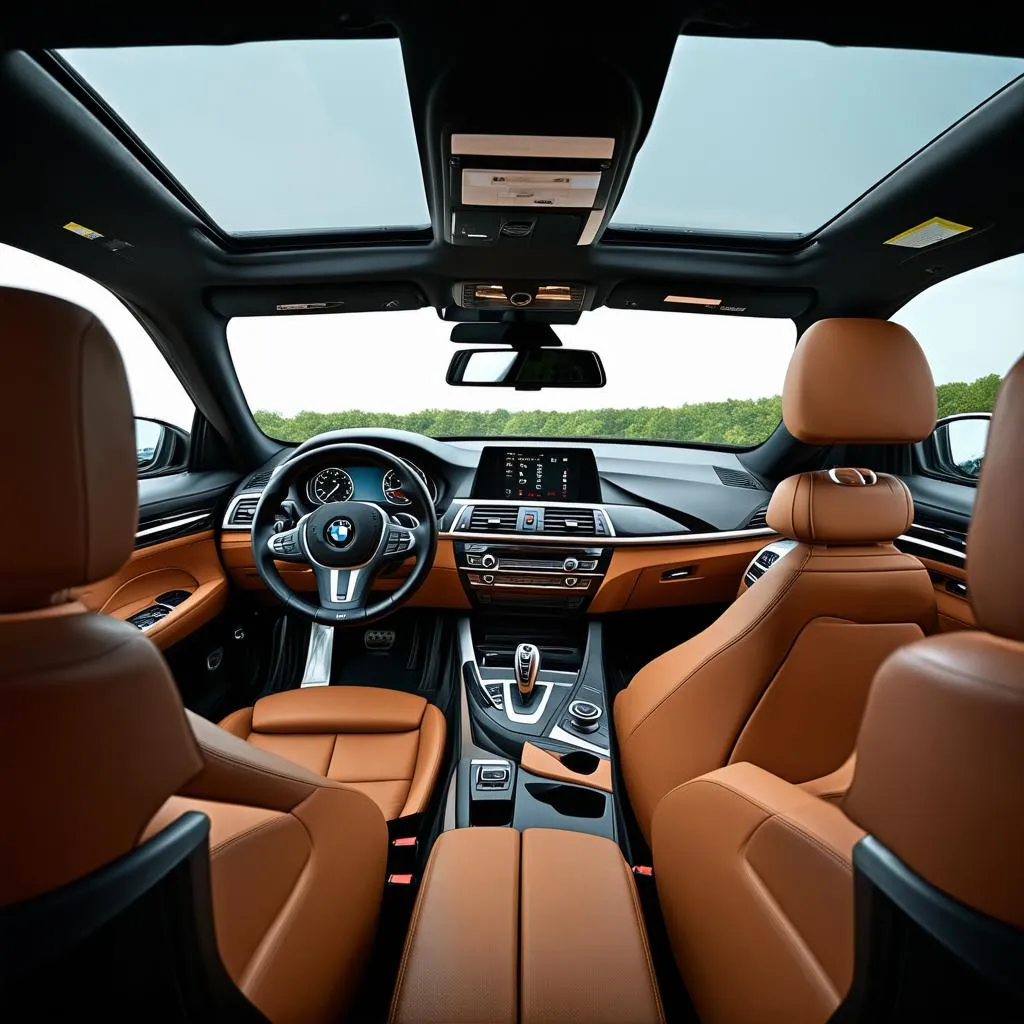 BMW X6 35i interior