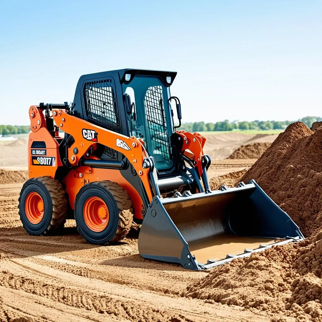 Bobcat T870 in action