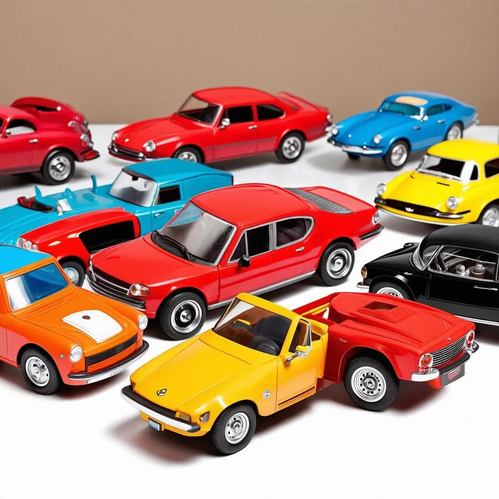 Collection of vintage Buddy L Cars