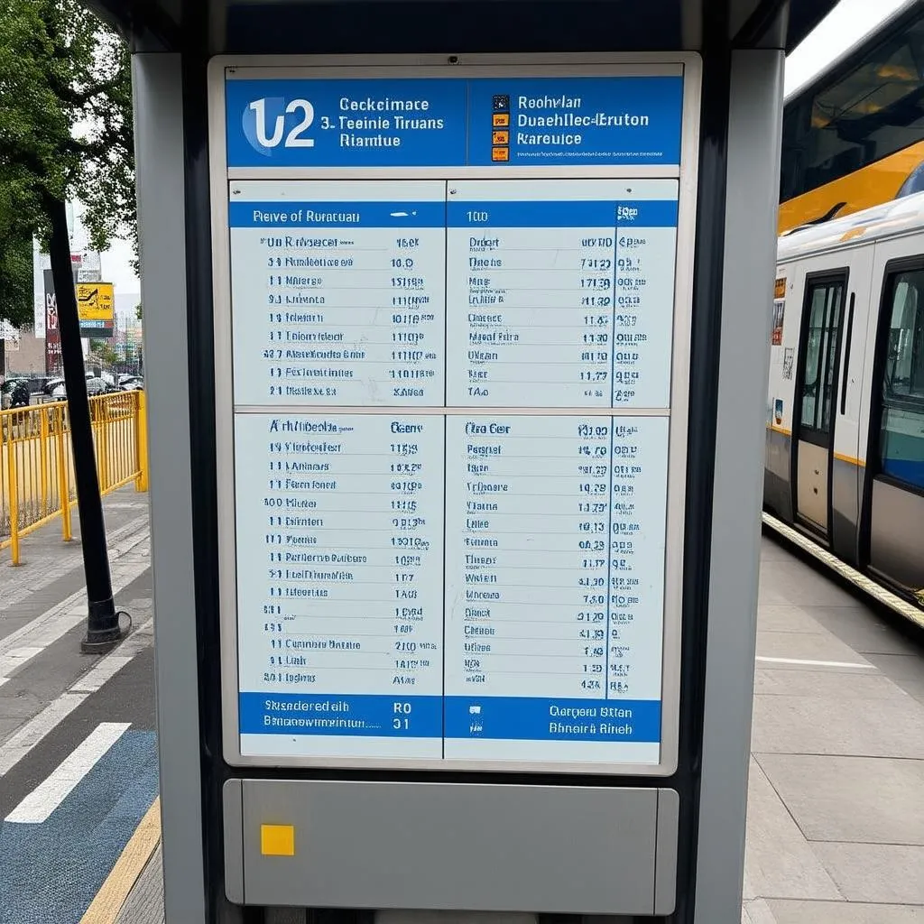 Bus Stop Schedule