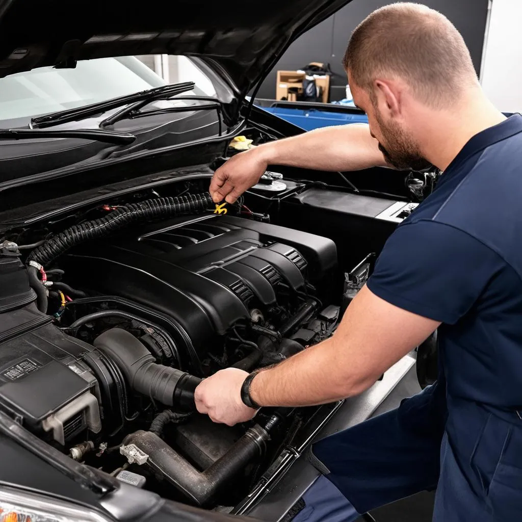 Cadillac CTS Engine Bay