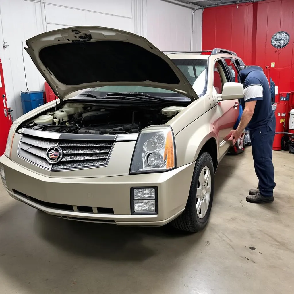 Cadillac SRX 2005 avec problème