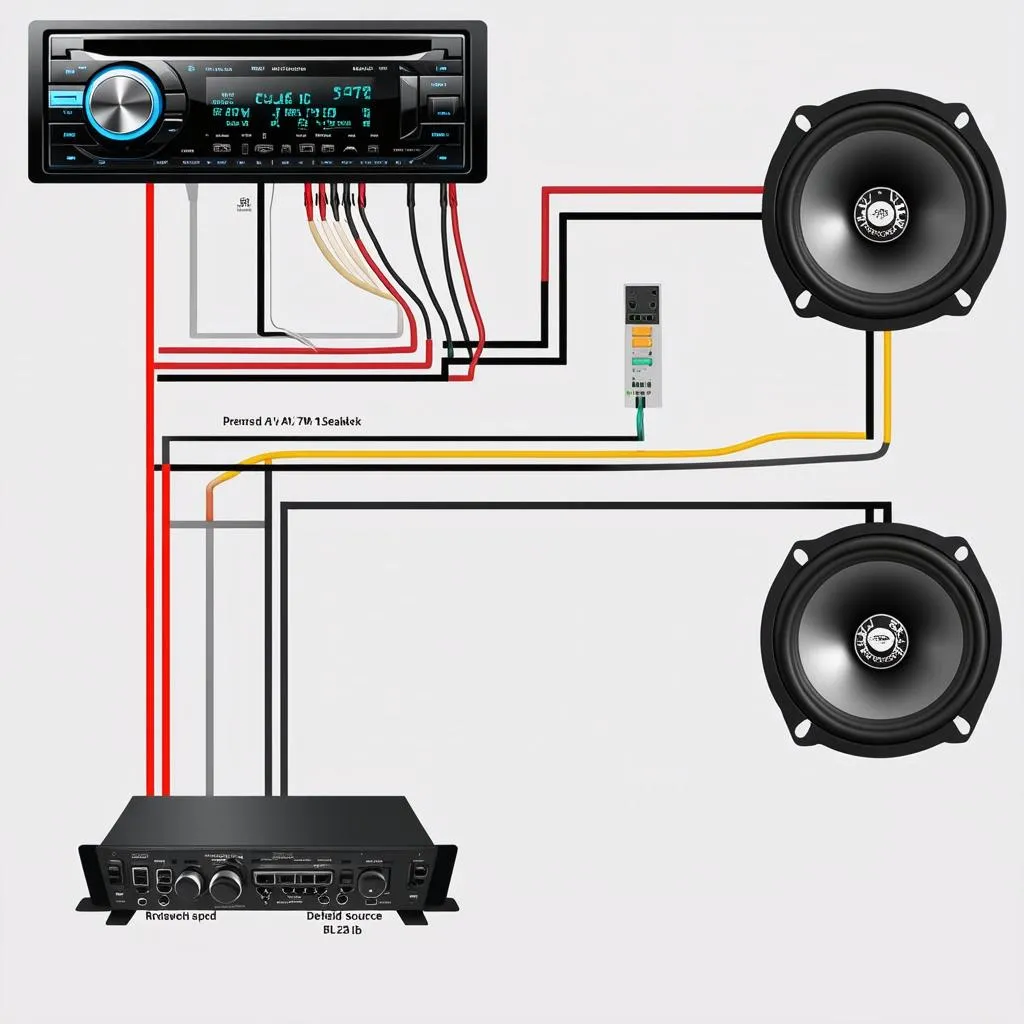 Car audio wiring diagram