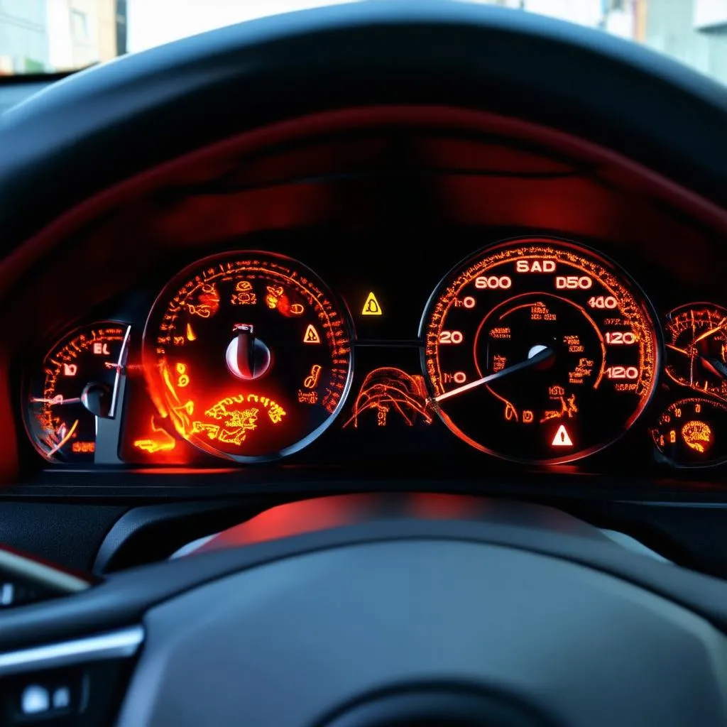 Car Dashboard Warning Lights