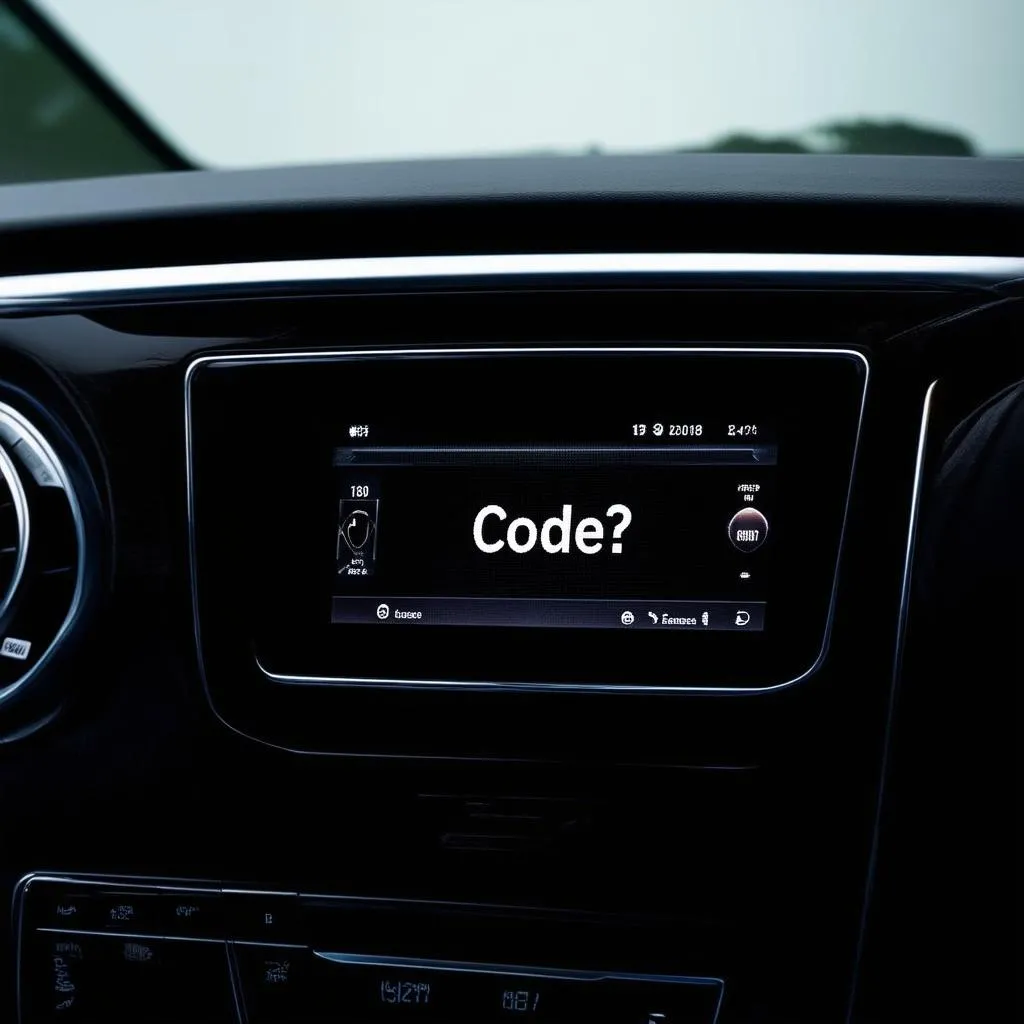 car radio code request