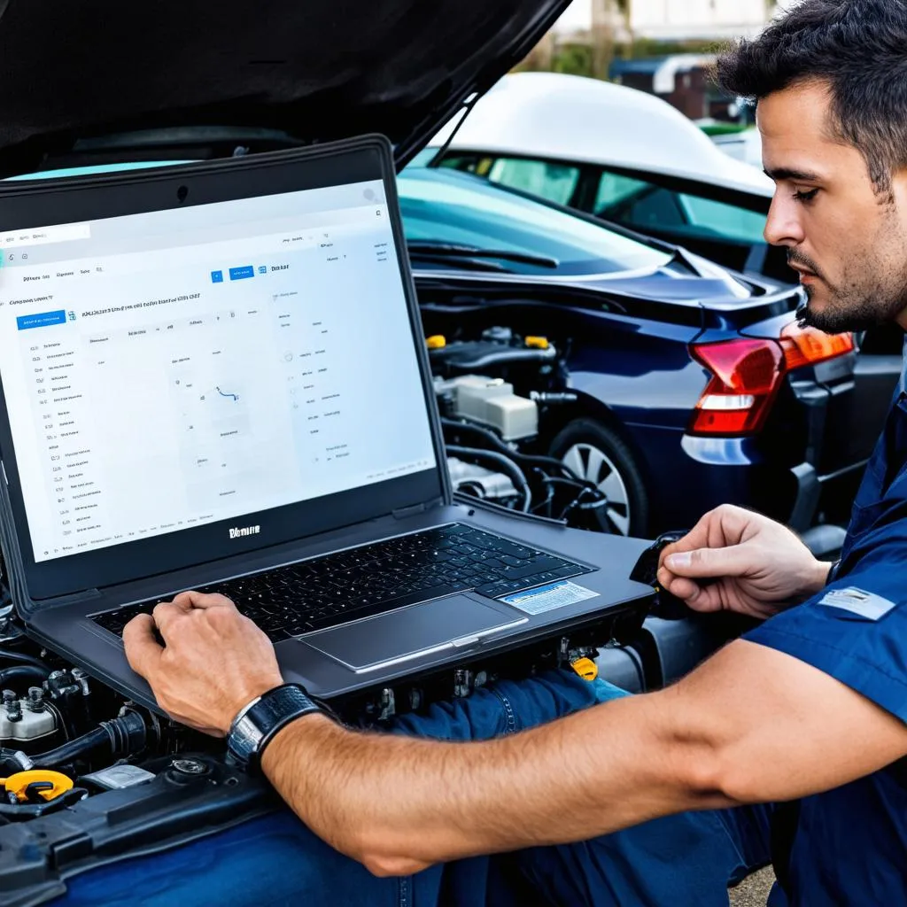 Logiciel de diagnostic automobile