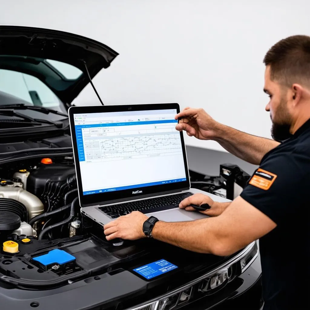 Diagnostic de voiture avec le logiciel Autocom