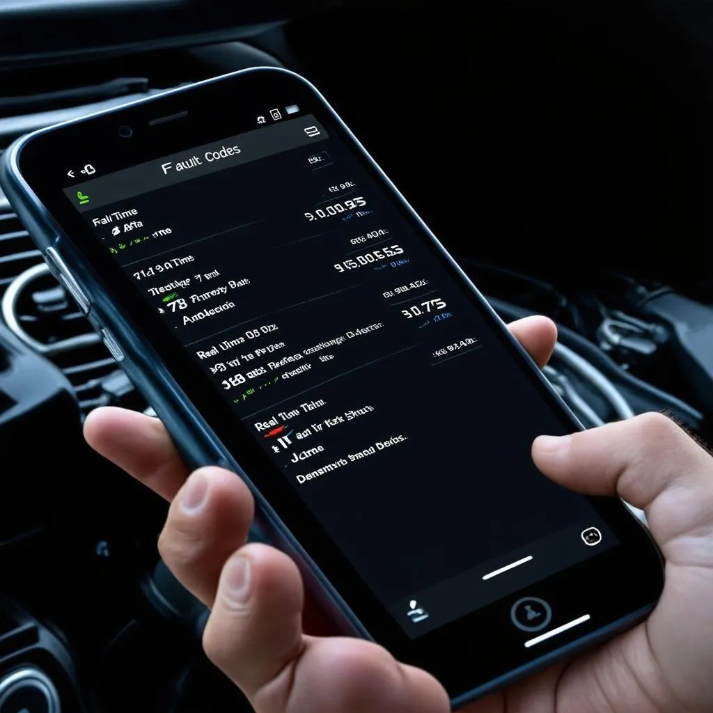 Car diagnostics app