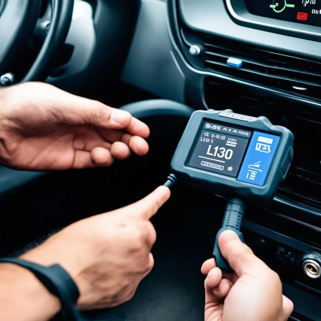 Diagnostics de voiture avec un adaptateur L14 30