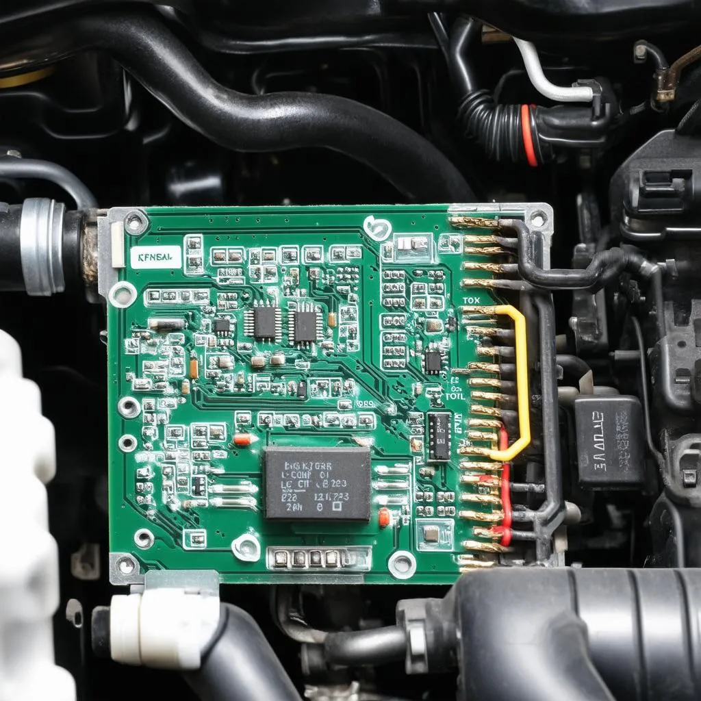 Car ECU circuit board