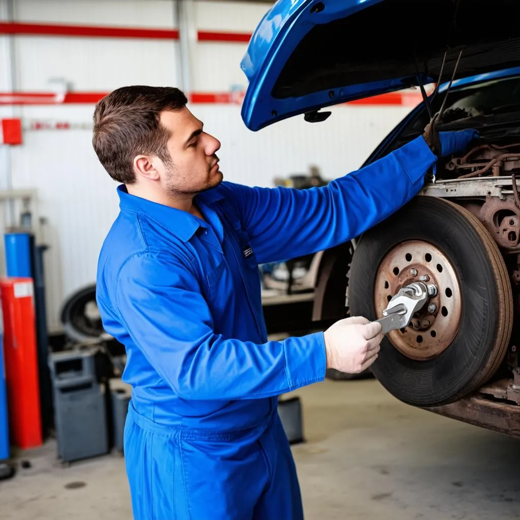 Atelier de réparation automobile