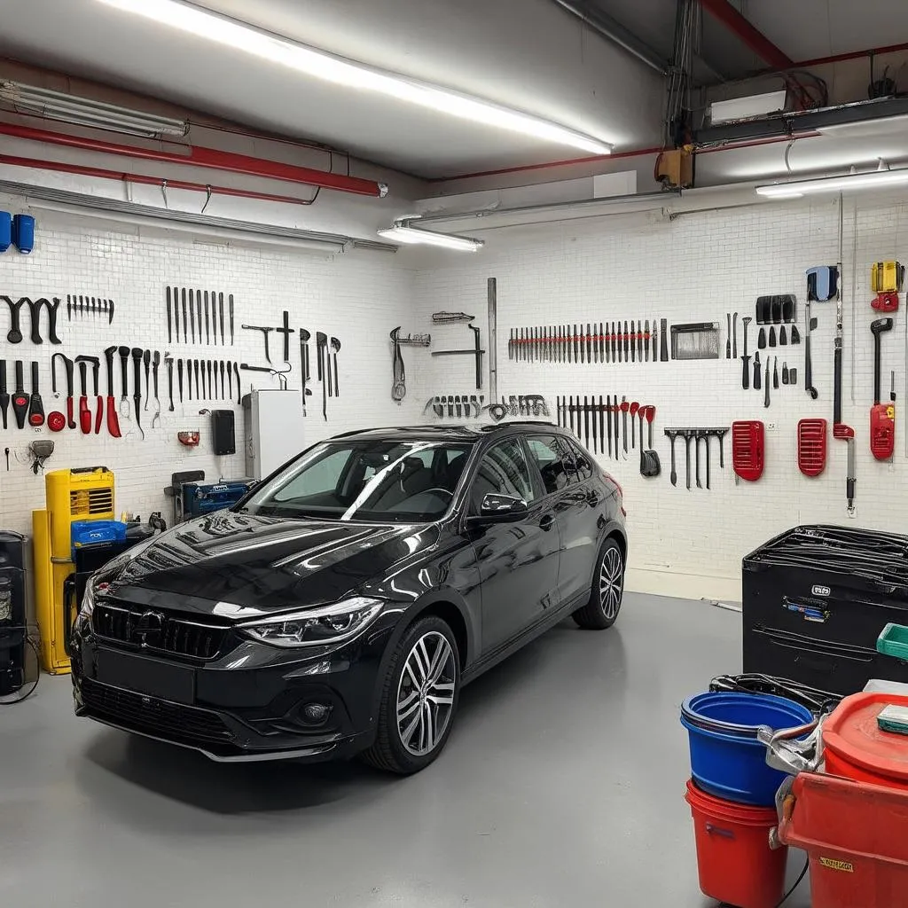 Atelier de réparation automobile