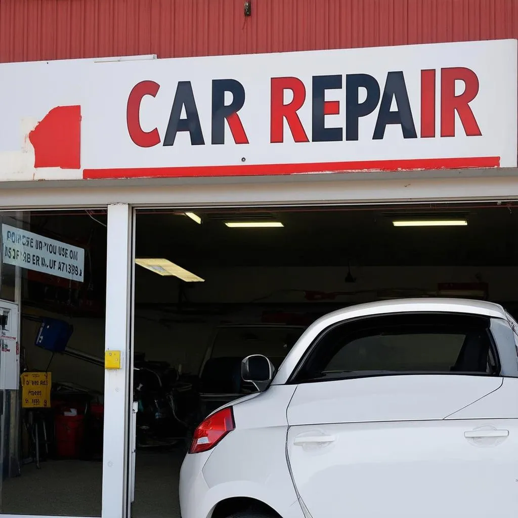 Atelier de réparation automobile