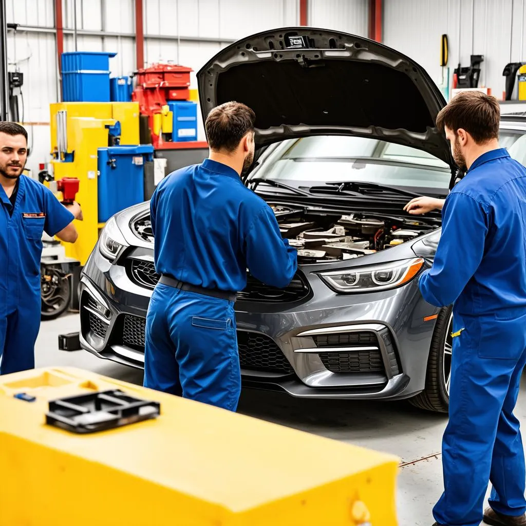 Atelier de réparation automobile