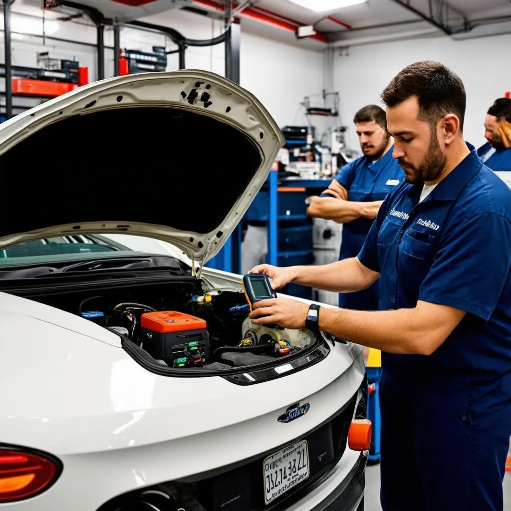 Atelier de réparation automobile