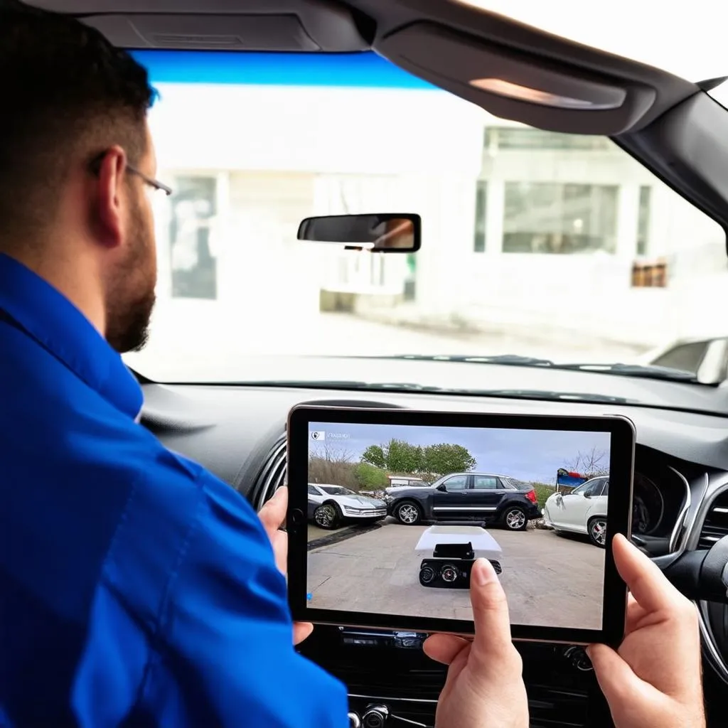 Service à distance pour voiture