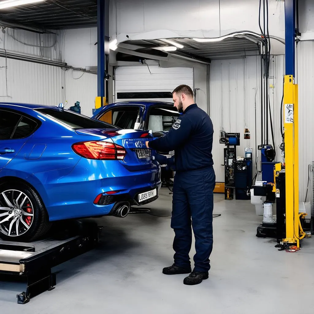 Atelier de réparation automobile