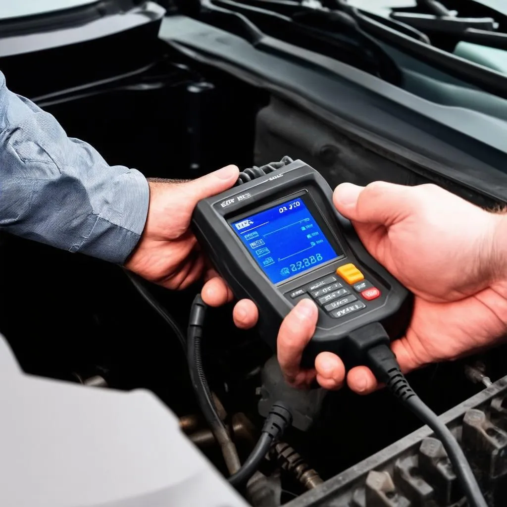 Diagnostic automobile avec un scanner