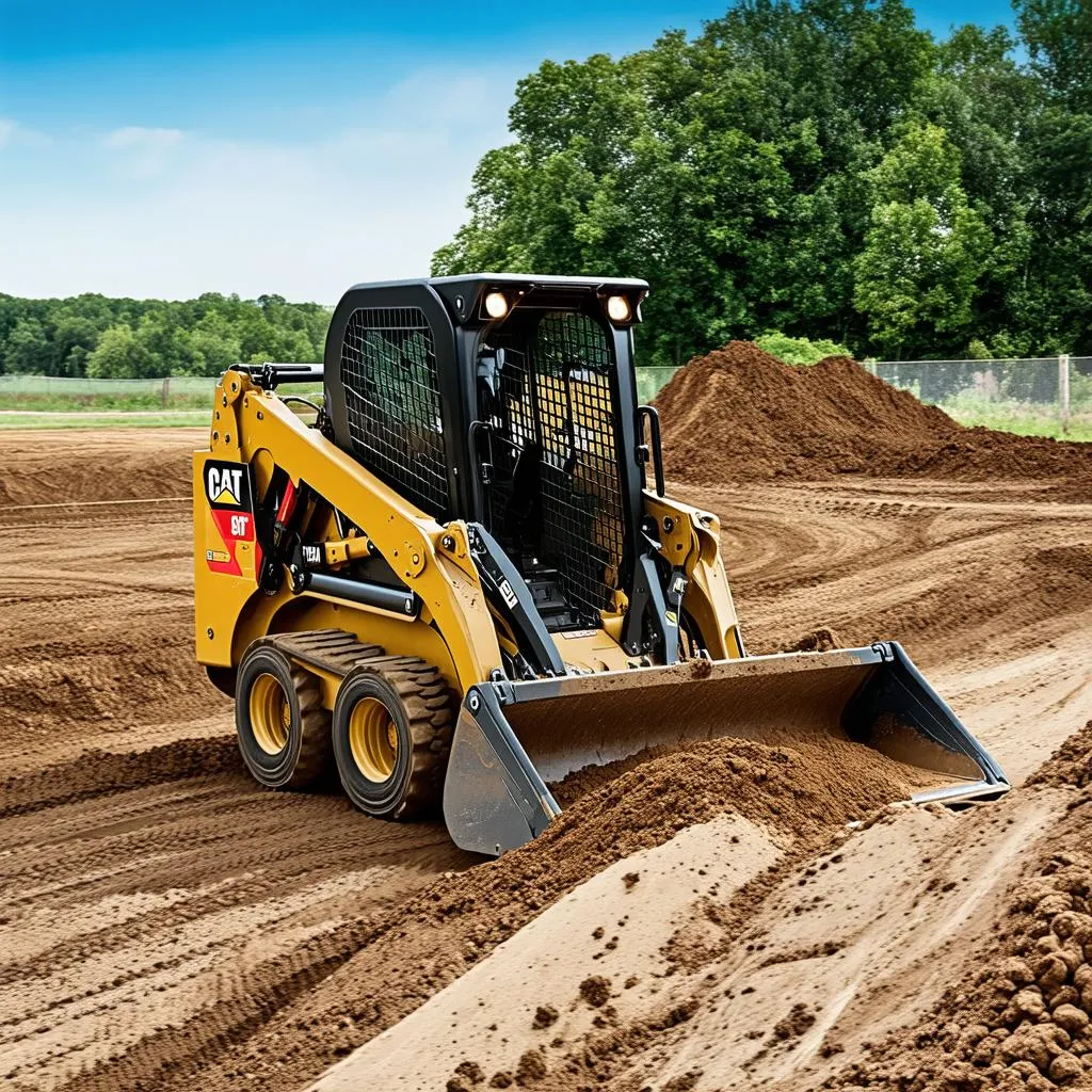 CAT 299D2 in action