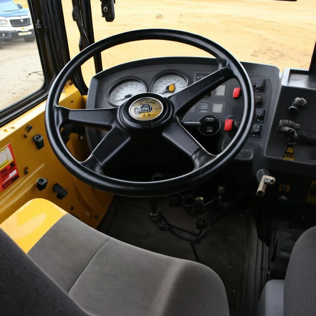 Caterpillar 950G interior