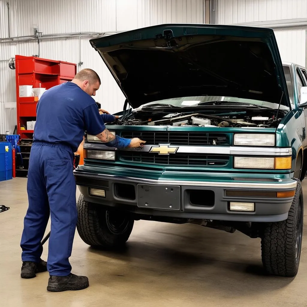 Entretien d'un Chevrolet S10 Blazer 1992