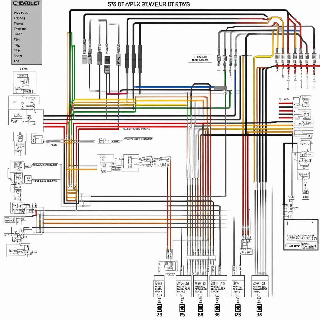 Démêler les mystères du schéma électrique de votre Chevrolet S10 1995