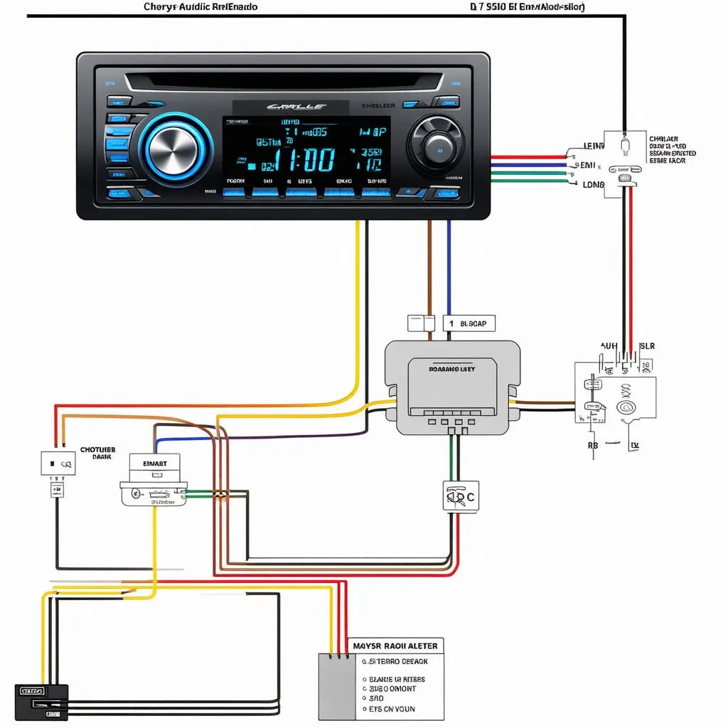 schéma de câblage autoradio Chrysler