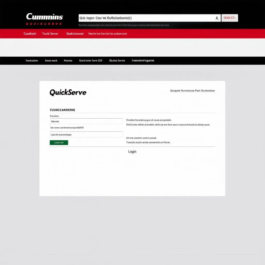 QuickServe website