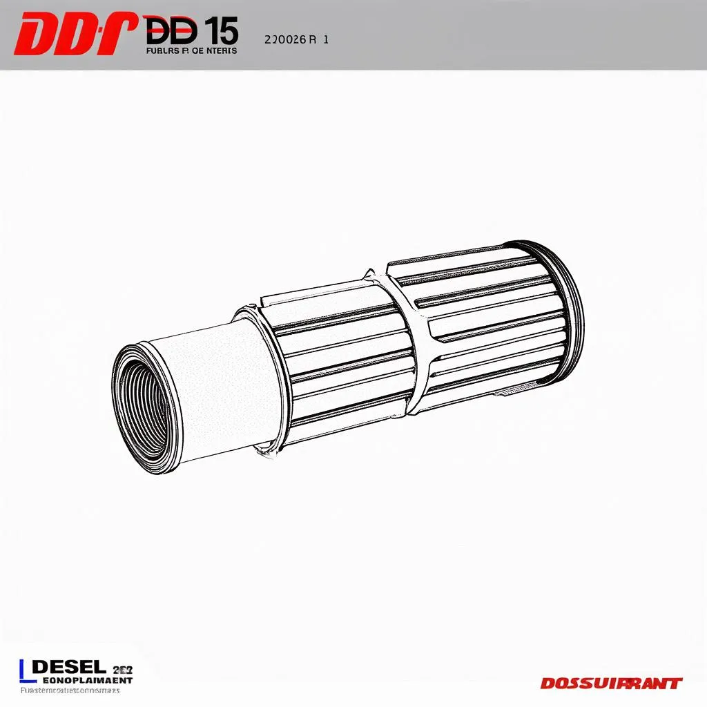 Filtre à particules diesel DD15