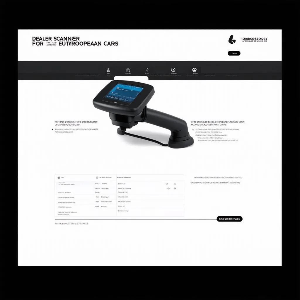 Dealer Scanner For European Cars