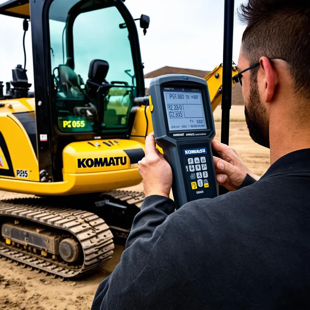 Dealer Scanner pour Komatsu PC55